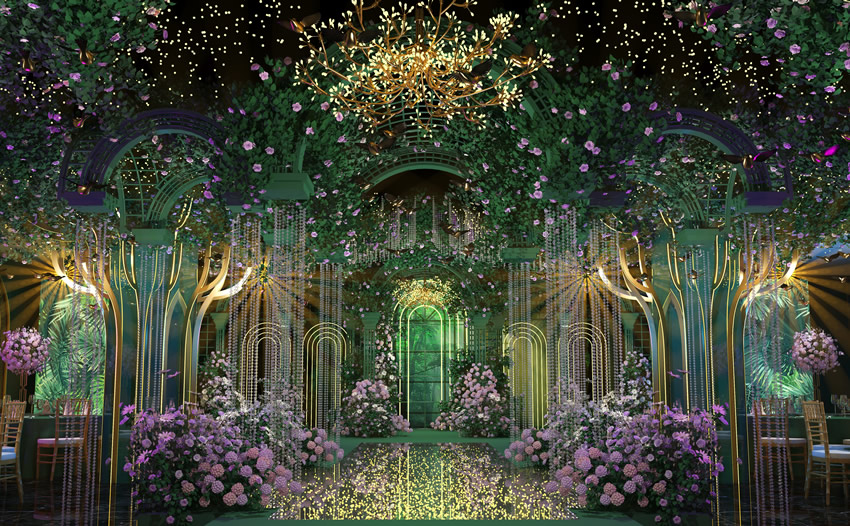 福海奇妙森林婚礼堂效果展示